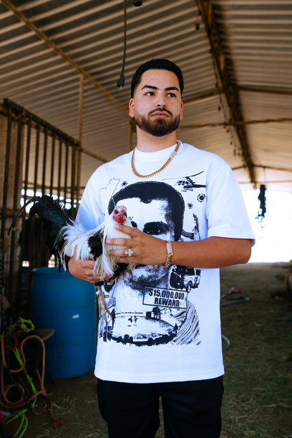 White “MenchoByBilletal” Tee